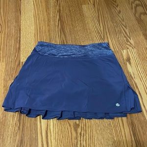 Purple Lululemon pleated skort